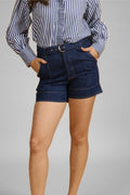 Chaos Indigo Denim Shorts