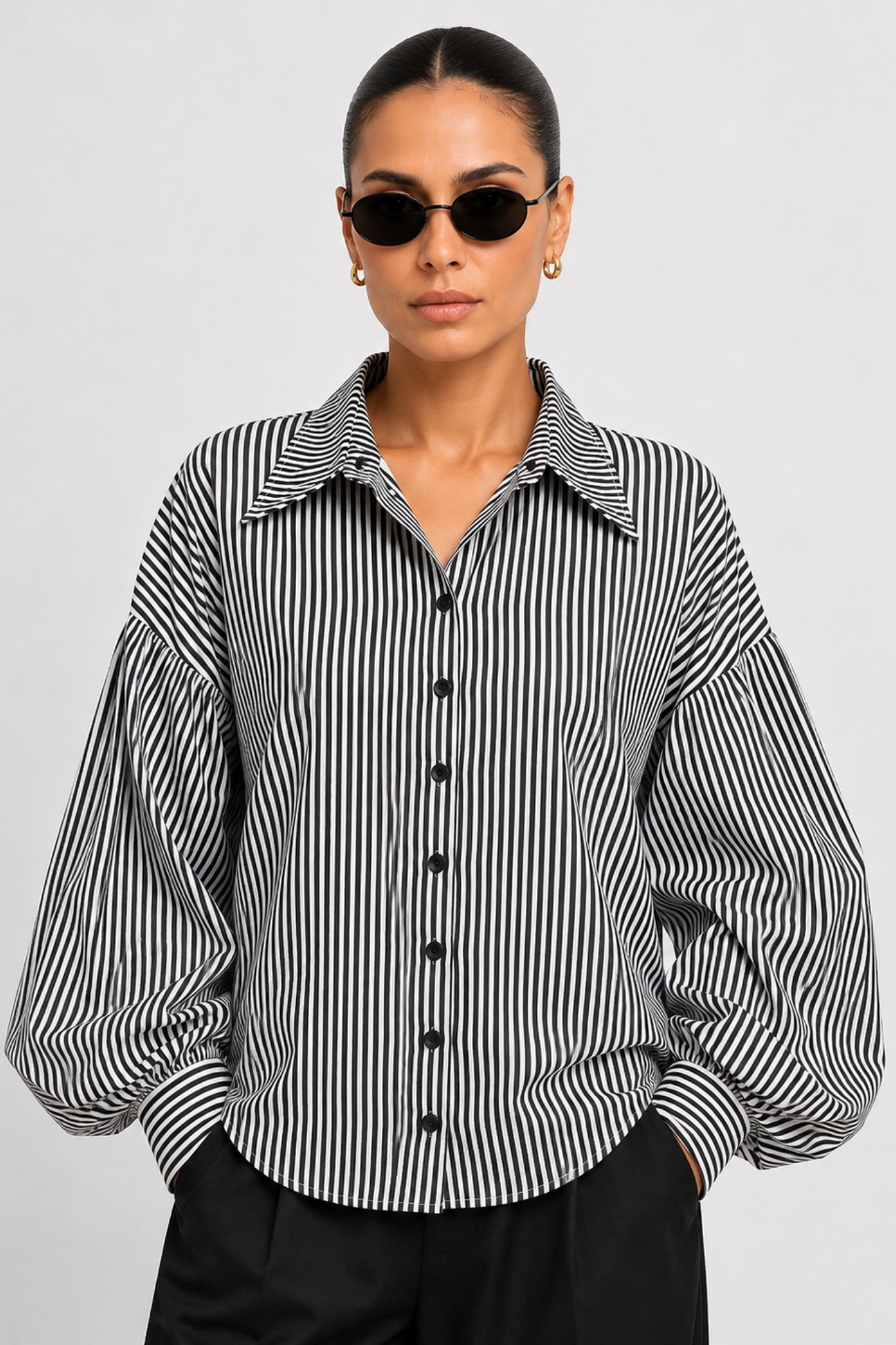 Noir Stripe Signature Shirt