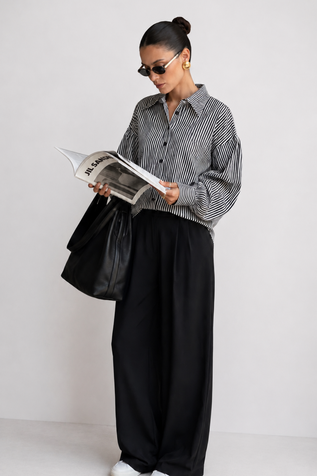 Noir Stripe Signature Shirt