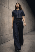 Indigo Edge Denim Co-ord Set