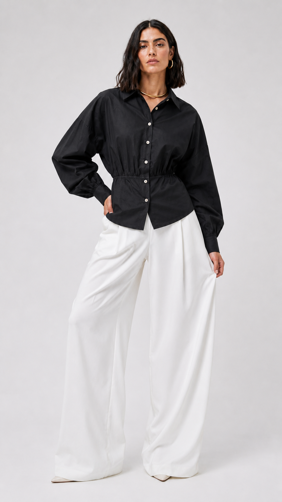 Noir Cinch Shirt