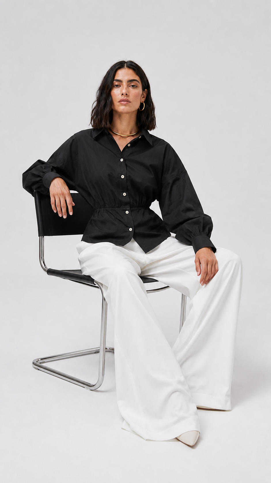 Noir Cinch Shirt